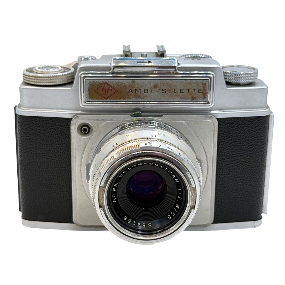 Agfa Ambi Silette 35mm Rangefinder Camera with Color-Solinar 50mm f2.8 Lens